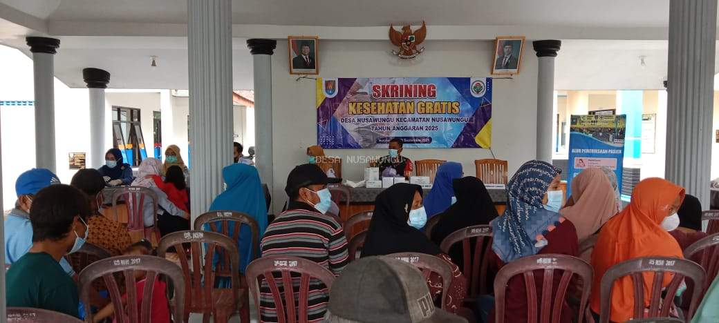 Skrining Kesehatan Desa Nusawungu 